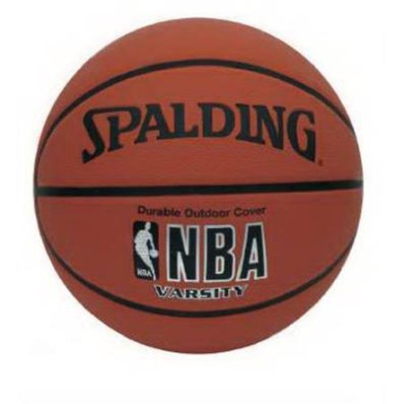 SPALDING Spalding Sports 63-307 Full Size NBA Varsity Rubber Basketball 480684